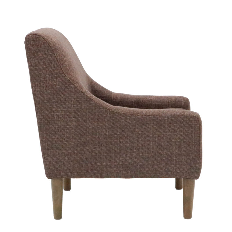 Fauteuil l 25,5 po, Mélange de polyester brun