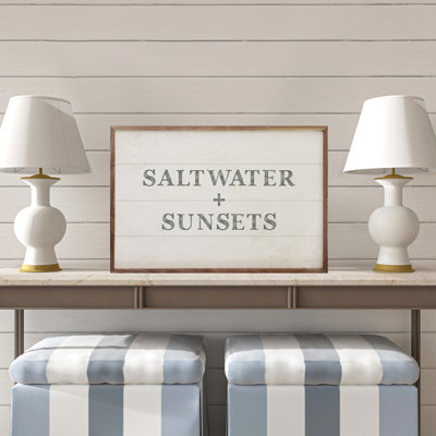Saltwater And Sunsets