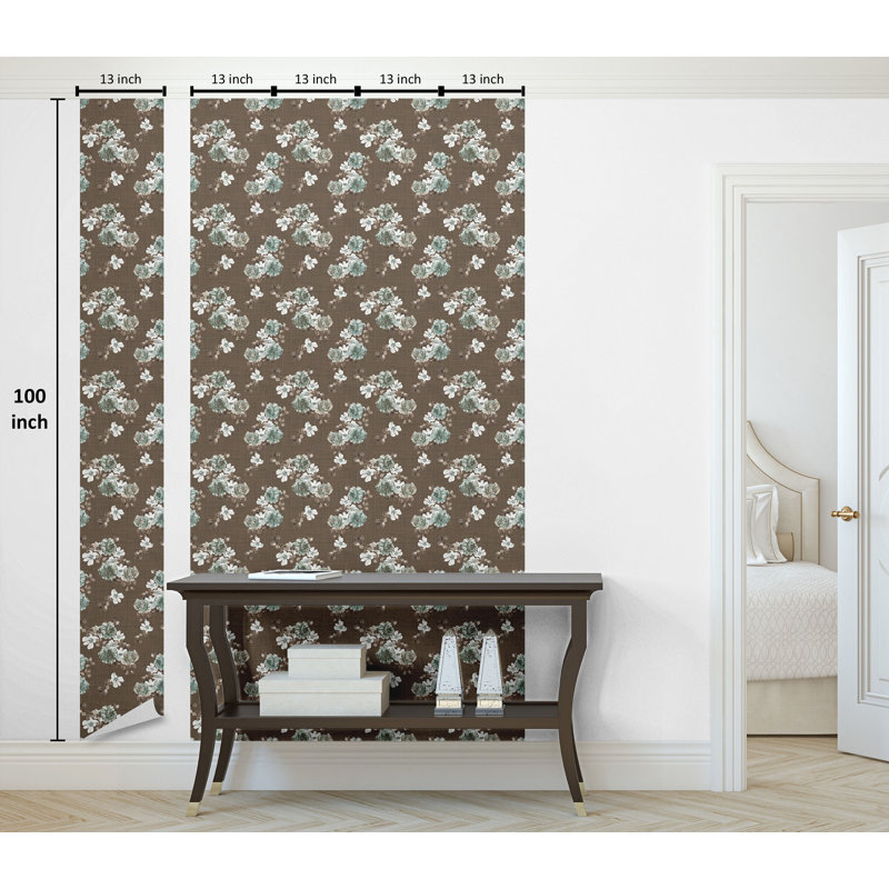 Caelum Roll, L 100 po x l 13 po, Taupe, vert amande