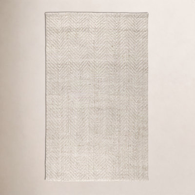 Jiona Ivory Hand-Woven Jute Rug