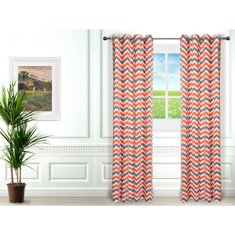 Zachary Room Darkening Curtain Pair
