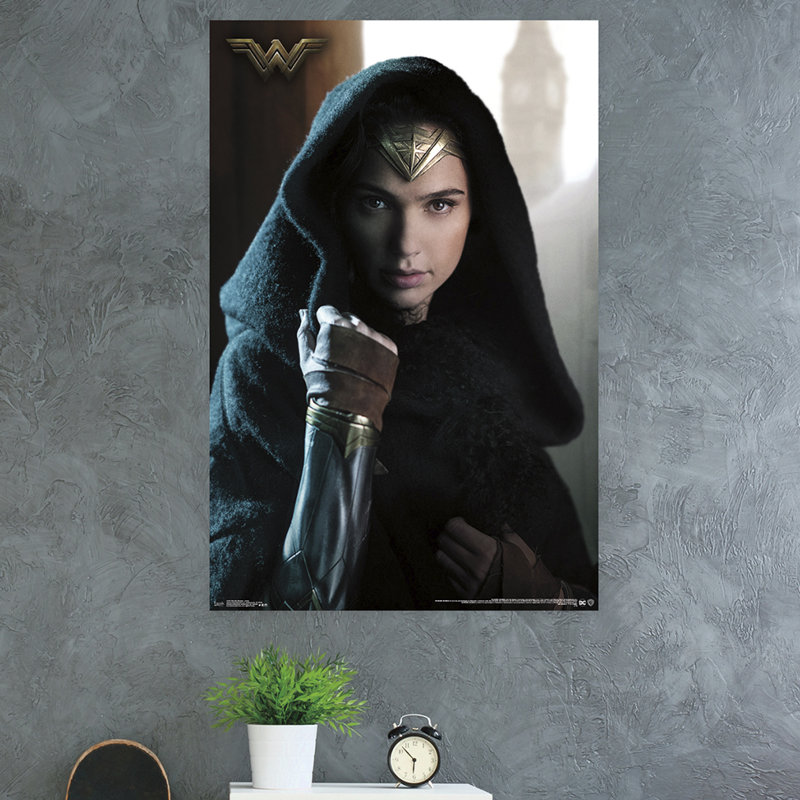 Femme wondere-impression sur papier voile