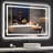 LED Lighted Bathroom Mirror: Front and Backlit, Tempered Glass, 3 Colours, Dimmable, CRI 90+, Defog-1555352083