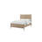 Queen Lo-Post Bed In Sand Finish