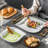 Anifer 12 Piece Porcelain China Dinnerware Set - Service for 6-669464491