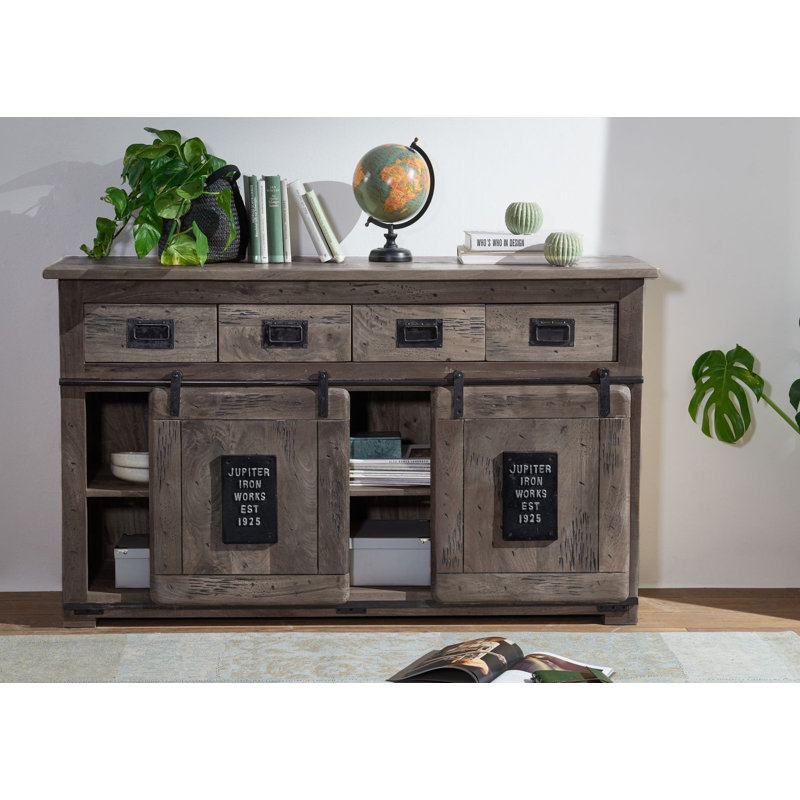 150cm Solid Wood Sideboard