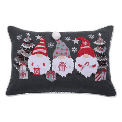  Housse de coussin rectangulaire en polyester