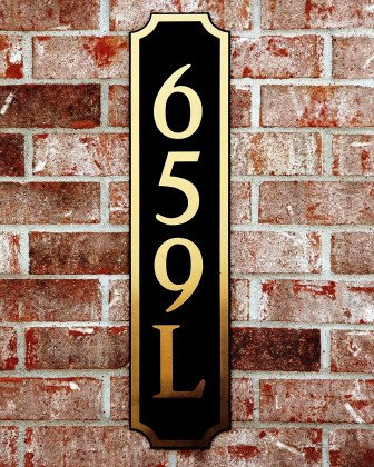 Novelty Wall Plaque, Gold