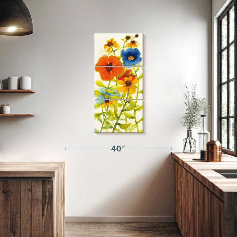 Americana Meadow I, 38" H x 18" W