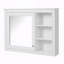 Armoire de rangement murale avec miroir