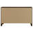 Aakif 6-drawer Dresser Cabinet Walnut