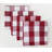 Kerstine Polyester Checkered Rectangle Napkin-658317360