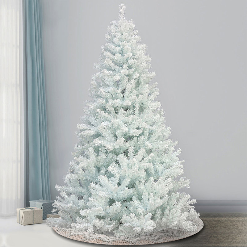 7.5" H White Flocked/Frosted Christmas Tree