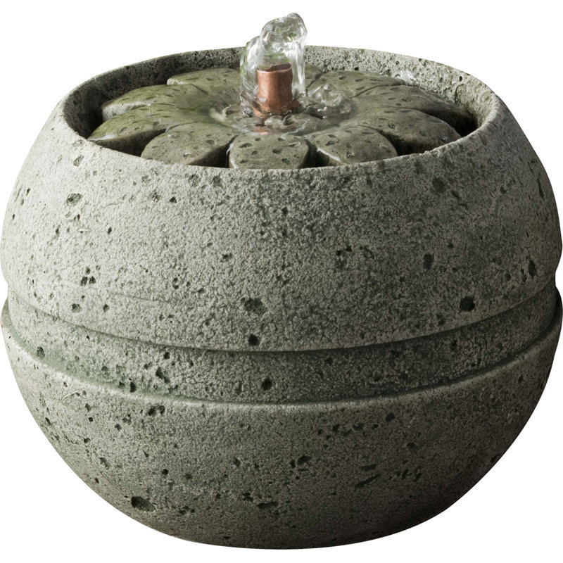 Nashville Weather Resistant Floor Fountain, Alpine Stone