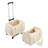 2-Layer Rolling Pet Carrier With Mesh Windows