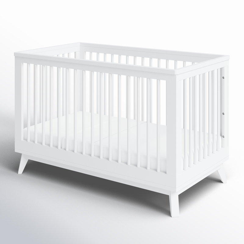 Scoot 3-in-1 Convertible Crib, White