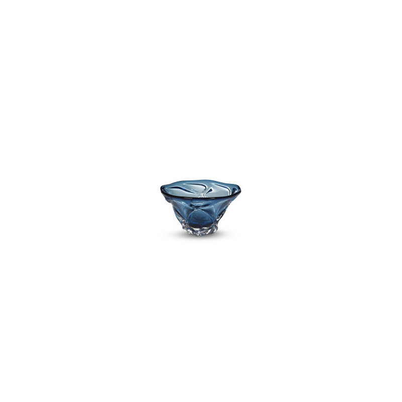 Bol en verre marée, bleu