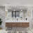 Glasgow 84'' Double Bathroom Vanity with Acrylic Top-1367774325