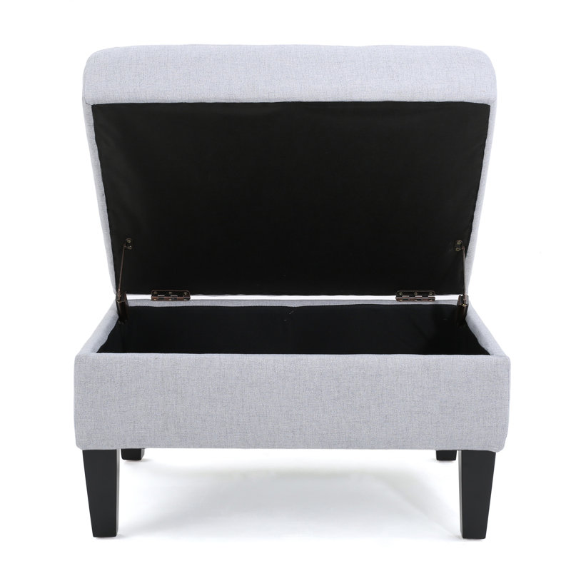 Storage Ottoman, Light Gray
