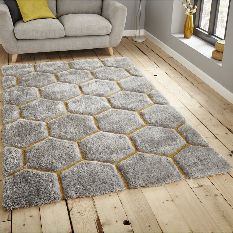 Noble House area rug Hand Tufted Rectangle Grey, Rectangle 120 x 170cm