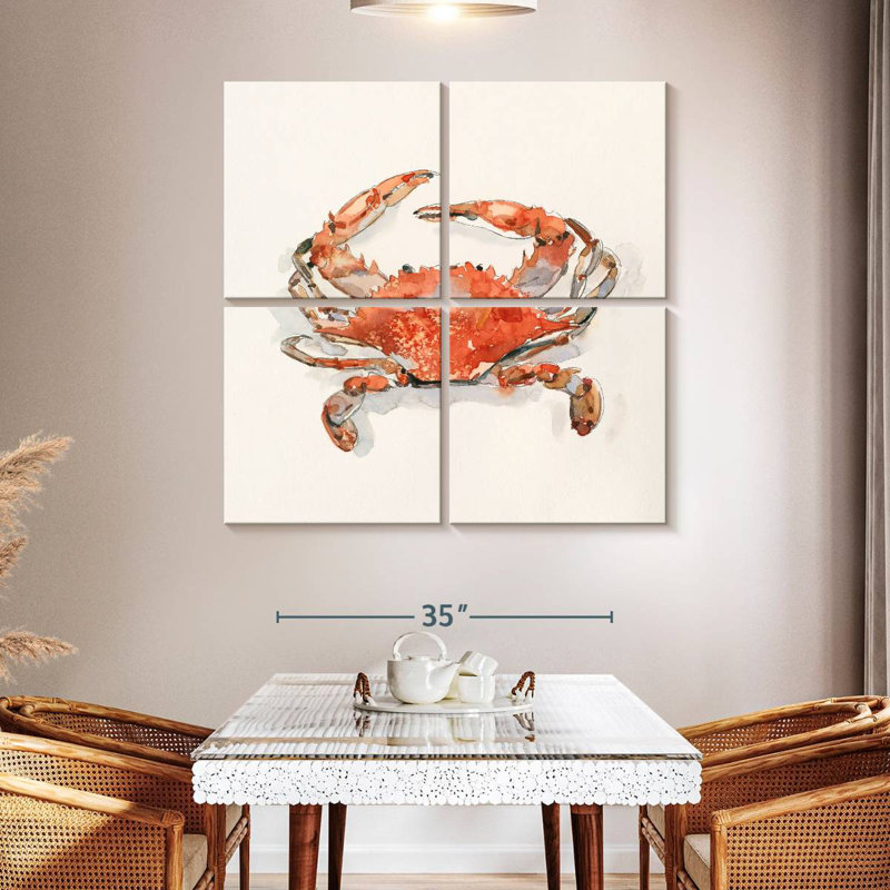 Yarlin Crusty Crab II, 45" H x 45" W