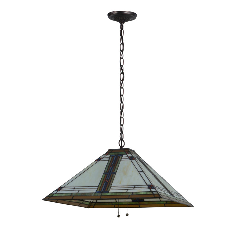 Luminaire suspendu pour 2 lumières unique