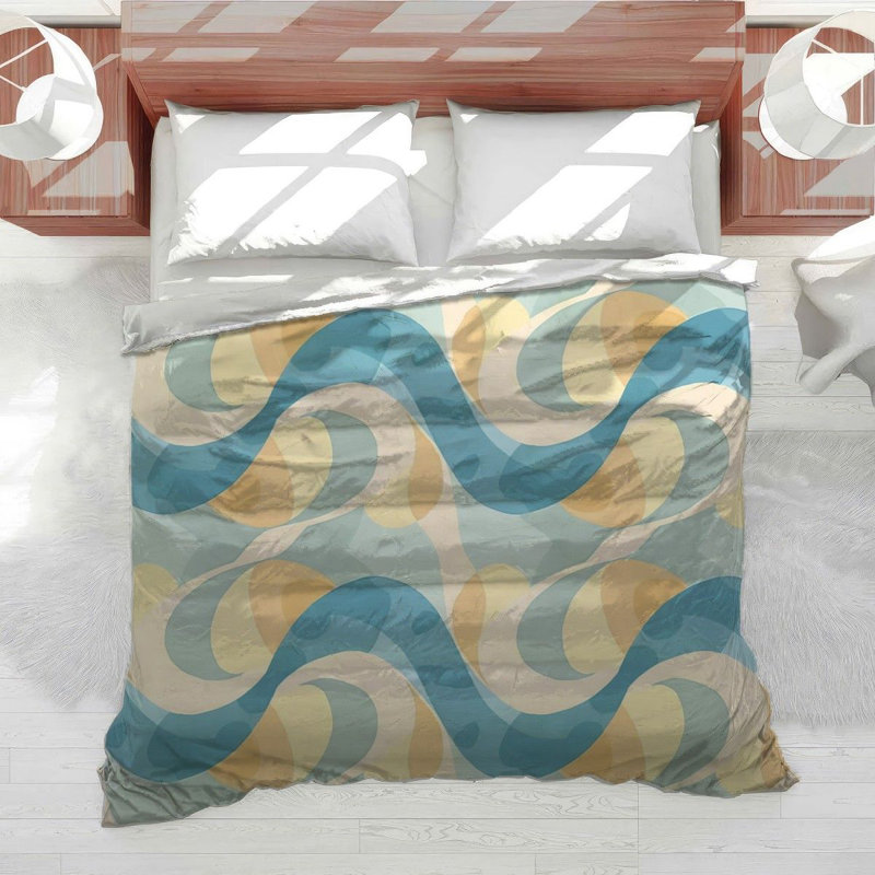 Blend Geometric Cotton Blend Comforter, Twin Extra Long Comforter