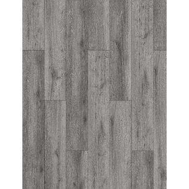 Belleville 7 x 48 x 4.5mm Luxury Vinyl Plank Element Flooring Color: Gray/Black