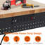 Établi mobile 60 po x 22 po, capacité en bois d'hévéa de 2000 lb avec port USB et prises-130220040