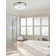 3 - Light 21'' Flush Mount Ceiling Fixture