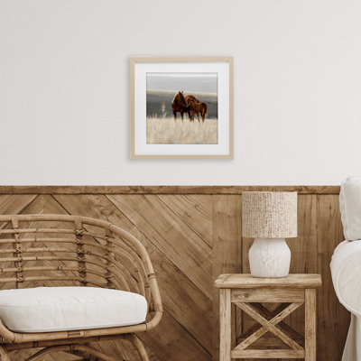 «Montana Mares Landscape», reproduction encadrée sous verre, conception de Christy Berry