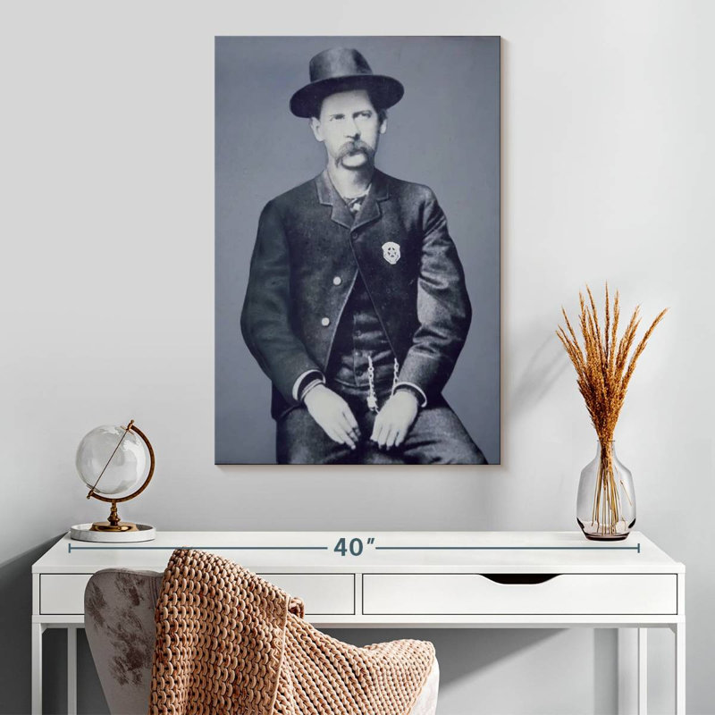 Lelar Wyatt Earp June 1883, 30" H x 20" W