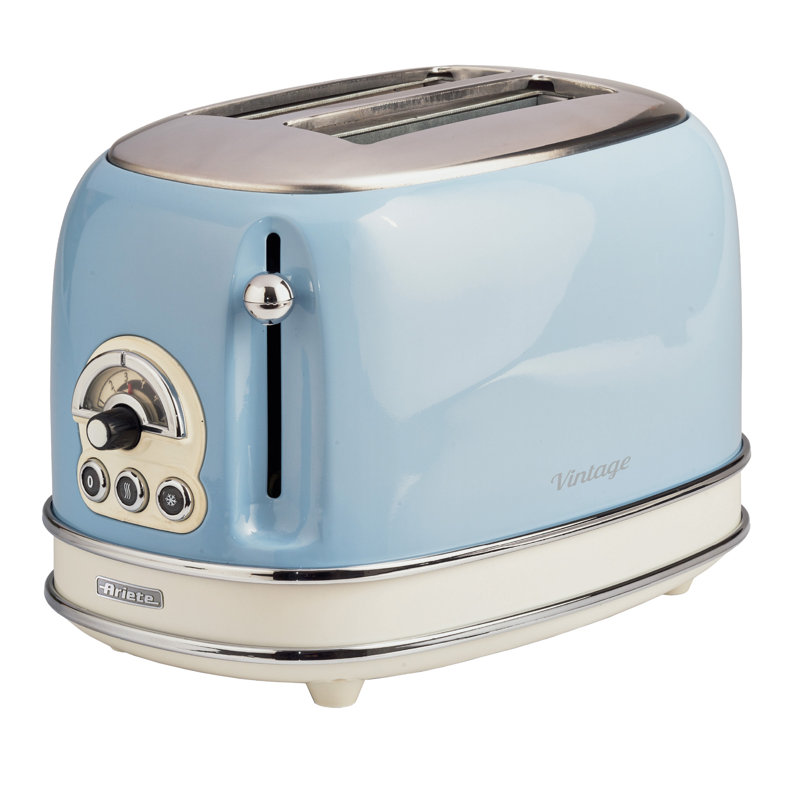 Ariete Vintage 2 Slice Toaster, Blue