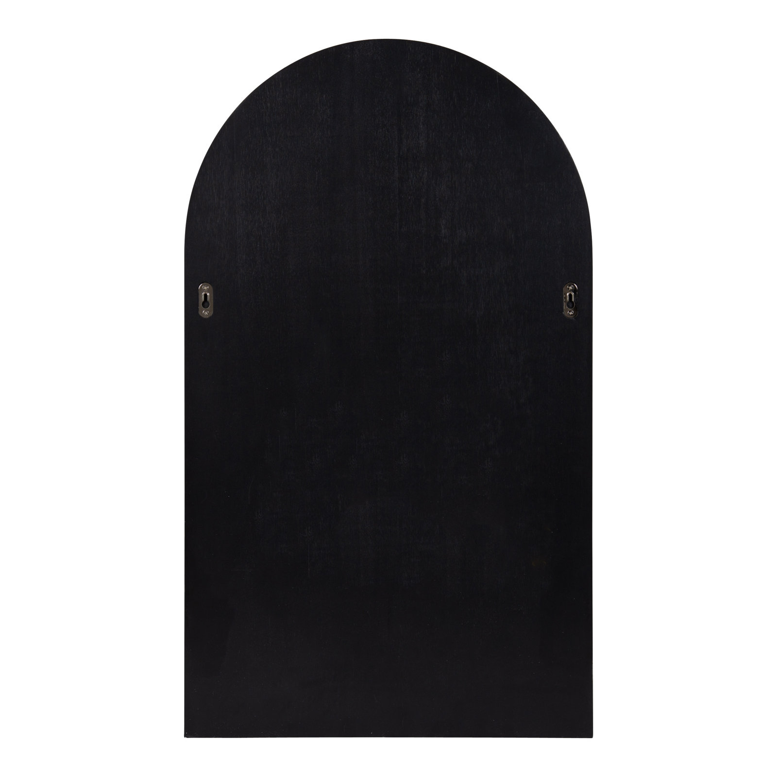 Ruddick Wall Mirror with Shelves, Black