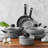 Ballarini Asti Aluminum 10-piece Nonstick Cookware Set