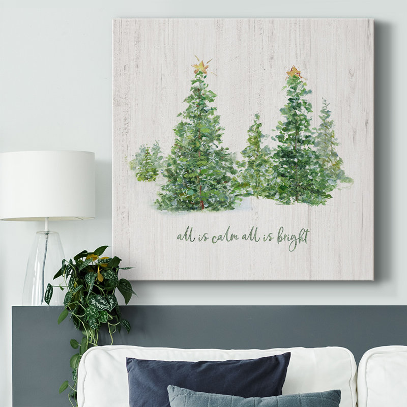 All All Calm - reproduction sur toile tendue, H 8 po x l 8 po x P 1,5 po