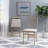 Avel Solid Wood Folding Padded Dining Chair