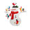 Snowman and Birds Garden Figurine