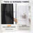Dabachi Linen Textured Semi-Sheer Back Tab Curtain Pair-1114987896-1114987897