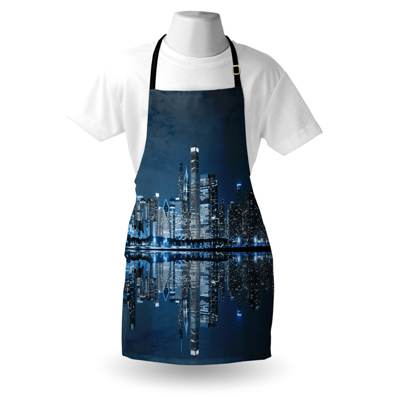 No Pattern Bib Apron