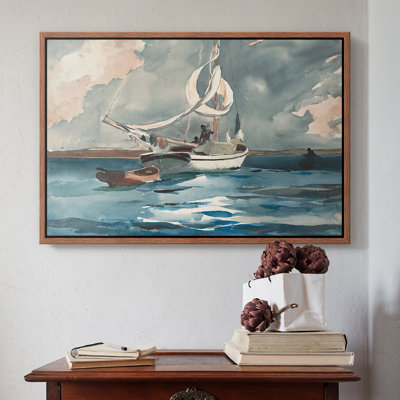 Sloop, Nassau, 1899-Winslow Homer-Framed Gallery Wrapped Canvas
