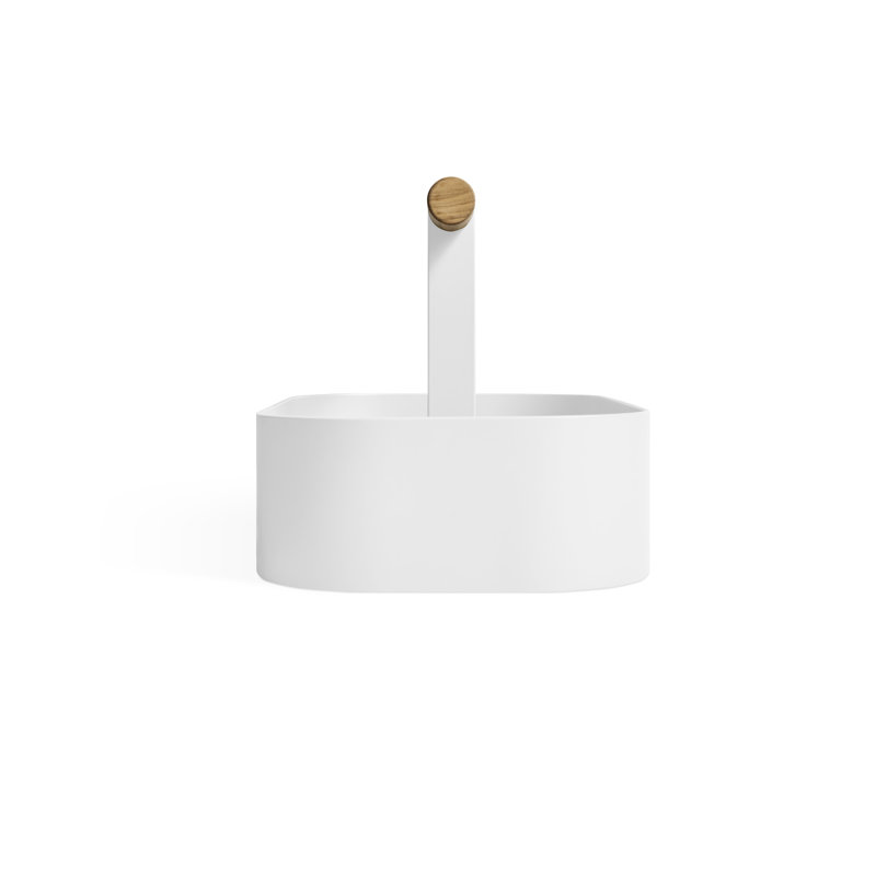 Pluck Large Caddy, White