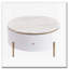 Table basse ronde avec 2 grands tiroirs de rangement-1126535913
