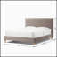 Lit plateforme tapissier Vireo avec structure durable et design moderne pour un sommeil confortable et élégant