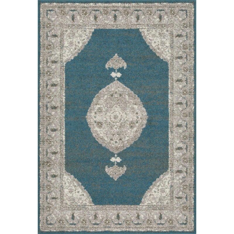 Tapis d'intérieur / extérieur en laine Barak, Rectangle de 2 pi x 3 pi