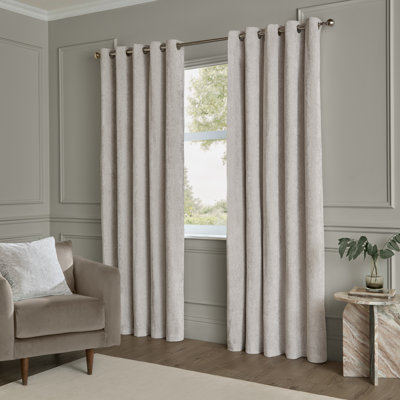 Lustre Velvet Room Darkening Curtain Panel Pair