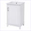 Petit meuble-lavabo moderne avec lavabo en céramique-102684995