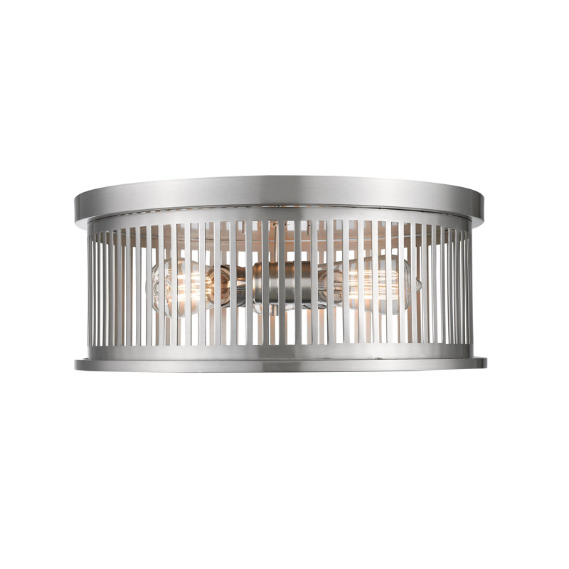 Beddingfield Flush Mount, Brushed Nickel
