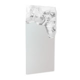 Asymmetrical Ripple Rectangle Mirror