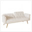 Canapé-lit polyvalent avec coussin moelleux et conception ergonomique pour un confort et une fonctionnalité ultimes